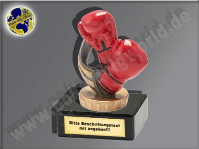 Mini-Pokal mit eigener Gravur | Boxhandschuhe,...