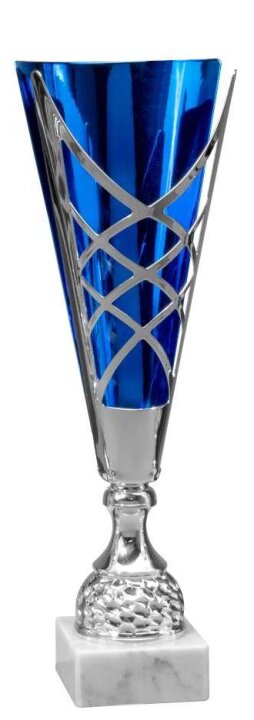 Pokal Silber/Blau H465mm