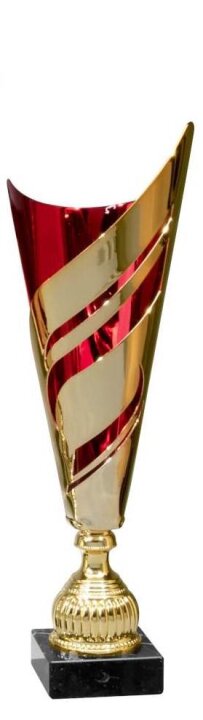 Pokal Gold/Rot H445mm