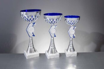 3er Pokalserie Silber/Blau William