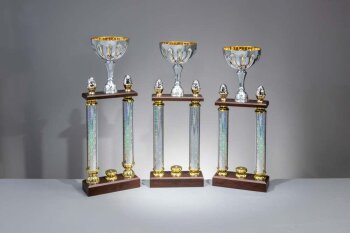 3er Säulen-Pokalserie Gold/Silber