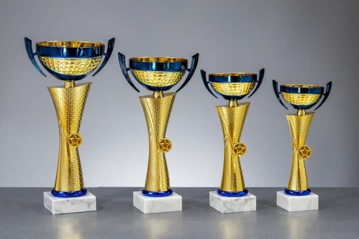 4er Pokalserie Gold/Blau Gerda