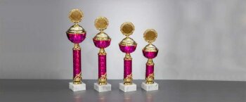 4er Pokalserie Gold/Pink Viola