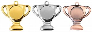 Pokal Cup Gold-Silber-Bronze Eisen-Medaille 58×51,4mm