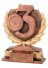 3.Platz-Resin-Pokal, Antik-Silber/Bronze, 12x10 cm