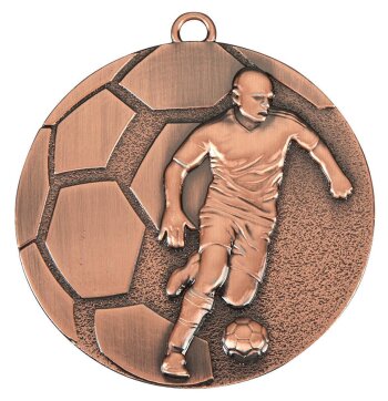 D61.27   Bronze-Medaille-Motiv &quot;Fu&szlig;ball&quot;,...