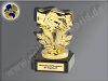 Handshake-Mini-Pokal, Gold, 10x6 cm