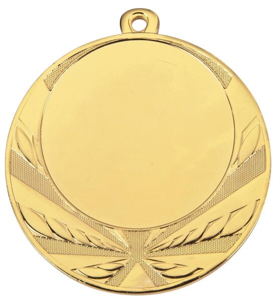 Medaillen aus Stahl mit einem Kegeln Logo inkl Gold Medaillen Band Farbe