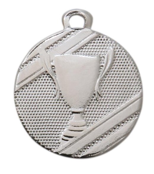 D106.02   Silber-Medaille-Motiv &quot;Pokal&quot;, 32mm &Oslash;, m. Band (unmontiert)