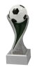 Fu&szlig;ball-Resin-Pokal, Multicolor (handbemalt), 17x5,3 cm