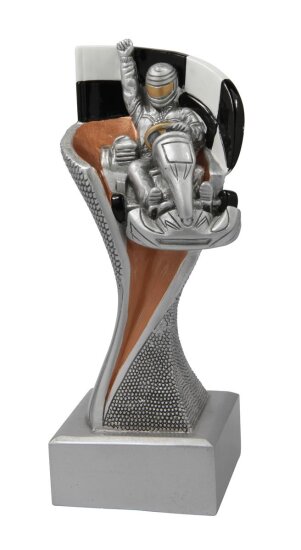 Kartfahren, Go Kart. Kart Racing-Resin-Pokal, Bronze
