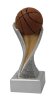 Basketball, Korbball-Resin-Pokal, Multicolor (handbemalt), 17x5,3 cm